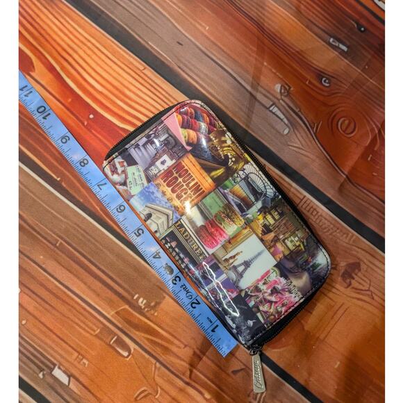 Catseye French /Moulin Rouge collage Zip Wallet - Picture 4 of 5